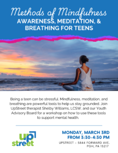 methods of mindfulness teen event